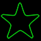 Световой подвес на деревья «Звезда 3D» (55х55см, 112LED, IP65) зеленый