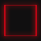 Световой подвес на деревья «Квадрат 3D» (50х50см, 112LED, IP65) красный