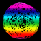 Световой подвес на деревья «Плетеный шар» (d30см, 144LED, 3D,IP65) RGB